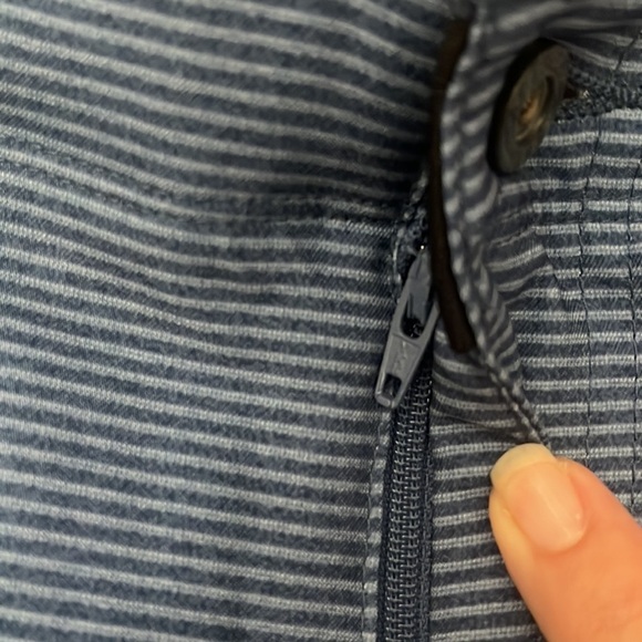 NWT Pebble Beach Men Dry Luxe Performance Blue Stripe Shorts Size 36 - Picture 7 of 10